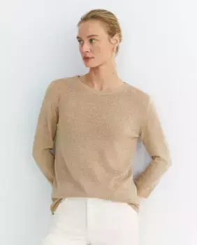 Женский свитер с круглым вырезом и длинным рукавом Escorpion, цвет Piedra