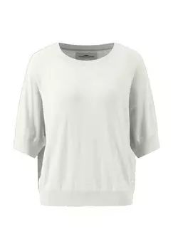 Женский свитер с круглым вырезом и половиной рукавов FYNCH-HATTON, цвет Milk