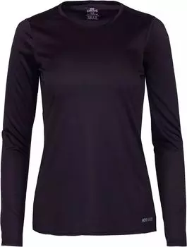 Женский свитер с круглым вырезом персиковой кожи Hot Chillys, черный