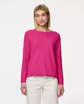 Женский свитер с круглым вырезом Pieces, цвет Rosa