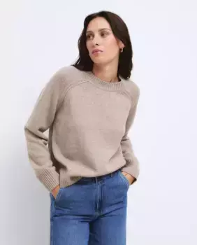 Женский свитер с круглым вырезом Tintoretto, цвет Tostado