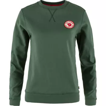 Женский свитер с логотипом 1960-х годов Fjallraven, оливковый