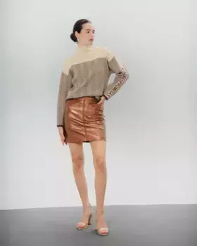 Женский свитер с принтом Ева Dolores Promesas, бежевый