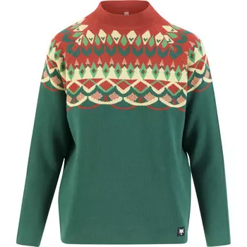 Женский свитер с теплым сердцем для холодного дня Blutsgeschwister, зеленый