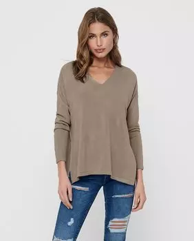 Женский свитер с V-образным вырезом Only