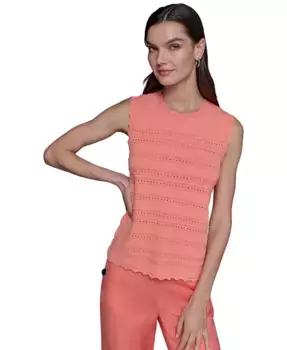 Женский свитер с воланом KARL LAGERFELD PARIS, оранжевый