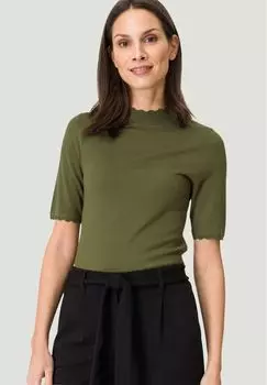 Женский свитер с волнистым подолом zero, цвет Cypress