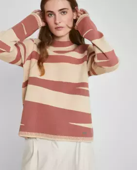 Женский свитер с воротником Перкинс Trucco, мультиколор