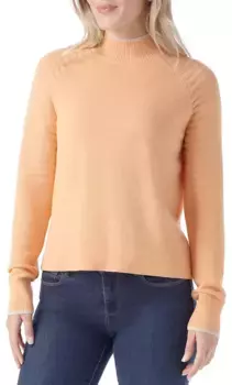 Женский свитер с воротником-стойкой Smartwool Edgewood, цвет Apricot