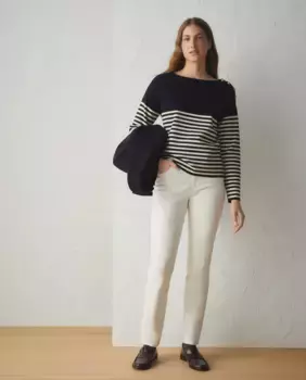 Женский свитер с вырезом «лодочка» и длинными рукавами Lloyd's, синий