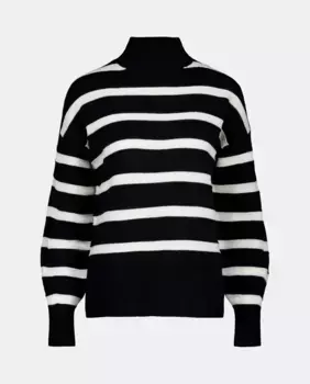 Женский свитер с высоким воротником Easy Wear, черный