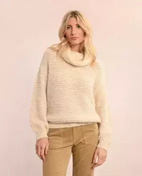 Женский свитер с высоким воротником и длинными рукавами Molly Bracken, цвет Crudo
