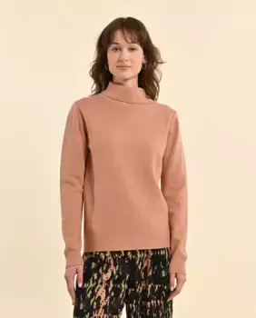 Женский свитер с высоким воротником и длинными рукавами Molly Bracken, розовый