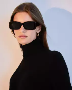 Женский свитер с высоким воротником из 100% кашемира Woman El Corte Ingls, черный