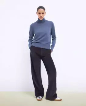 Женский свитер с высоким воротником Tintoretto, цвет 400 Azul