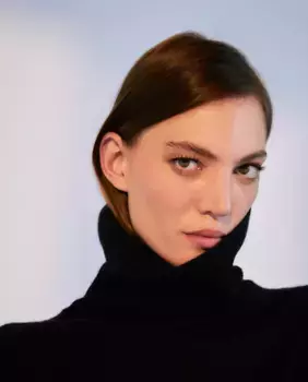 Женский свитер с высоким воротником Woman El Corte Ingls, темно-синий