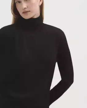 Женский свитер с высоким воротом Nice Things, черный