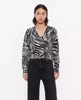 Женский свитер с животным принтом Bimba y Lola, бежевый