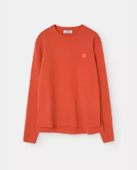 Женский свитер тонкой вязки с круглым вырезом Loreak Mendian, оранжевый