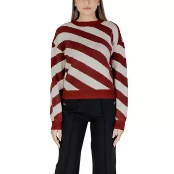 Женский свитер Vero Moda из переработанного полиэстера, бордовый