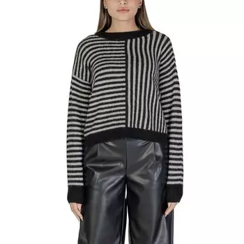 Женский свитер Vero Moda из переработанного полиэстера, черно-белый