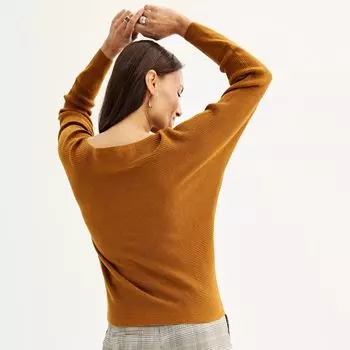 Женский свитер в рубчик Nine West «летучая мышь» Nine West