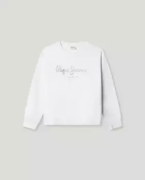 Женский свитшот Hana Crew Pepe Jeans, белый