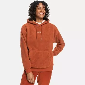 Женский свитшот позвони мне Roxy, коричневый