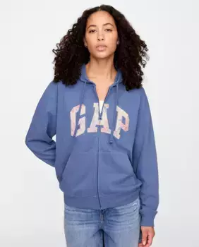 Женский свитшот с логотипом Gap, светло-голубой