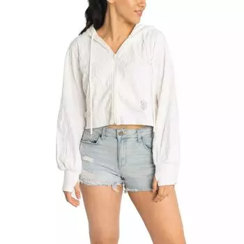 Женский свитшот с молнией во всю длину Lusso White San Francisco Giants Tabitha Cheetah Terry