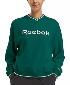 Женский свитшот Team Crew Reebok, зеленый