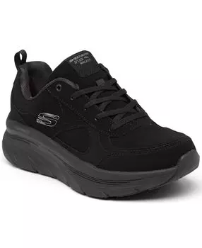 Женский свободный крой — D'Lux Walker — спортивные прогулочные кроссовки Pure Pleasure от Finish Line Skechers, черный