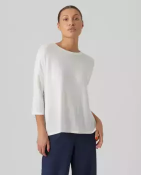 Женский свободный пуловер с рукавом 3/4 Vero Moda, белый