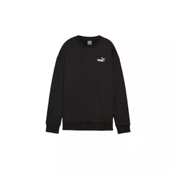Женский свободный толстовка Essentials Small с логотипом № 1 PUMA, черный