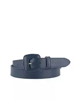 Женский темно-синий кожаный ремень Lois, темно-синий