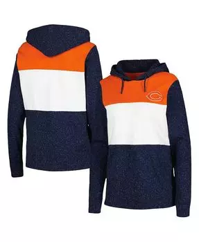 Женский темно-синий пуловер с капюшоном Chicago Bears Wicket Antigua, синий