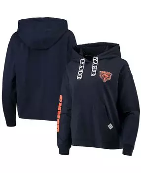 Женский темно-синий пуловер с капюшоном Chicago Bears Staci DKNY, темно-синий