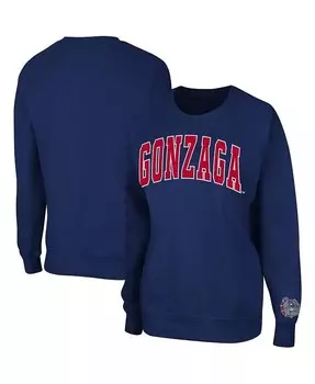 Женский темно-синий пуловер-свитшот Gonzaga Bulldogs Campanile Colosseum, синий