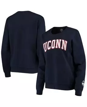 Женский темно-синий пуловер-свитшот UConn Huskies Campanile Colosseum, синий