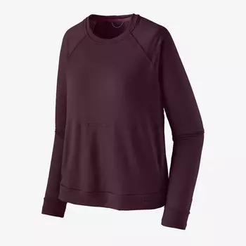 Женский термокомбинезон Capilene с длинными рукавами Patagonia, цвет Night Plum - Obsidian Plum X-Dye