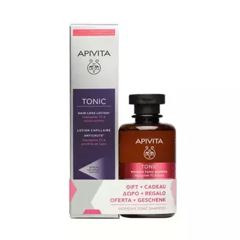 Женский тонизирующий шампунь и лосьон Set Tonic Anti-Cada Apivita, 2 UD