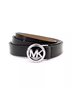 Женский тонкий ремень с логотипом Micheal Kors Michael Kors, черный