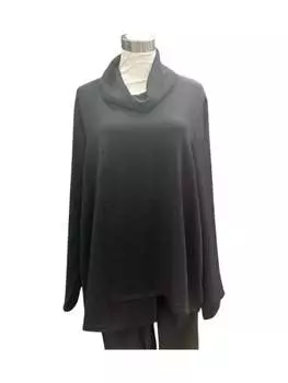 Женский топ Airflow Cowl Neck Top черного цвета Shana Apparel
