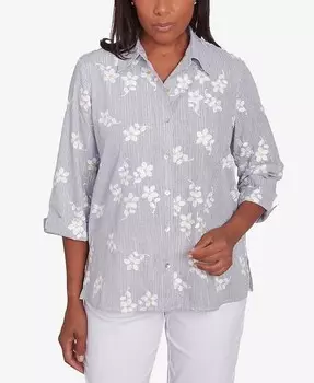 Женский топ Alfred Dunner, мультиколор