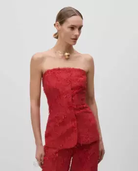 Женский топ без бретелек Simorra, красный