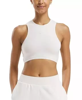 Женский топ без косточек с изогнутым краем Wardobe Essentials Reebok, белый