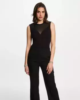 Женский топ без рукавов Morgan, черный