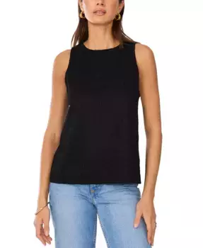 Женский топ без рукавов с круглым вырезом Vince Camuto, черный