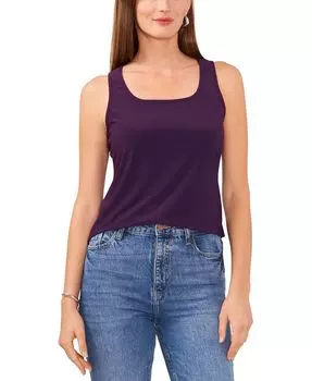 Женский топ без рукавов с квадратным вырезом и разрезом по краю Sam & Jess, фиолетовый
