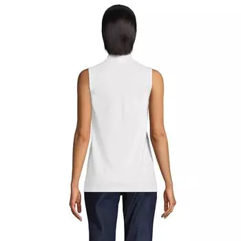 Женский топ без рукавов с воротником-стойкой Lands End Lands' End